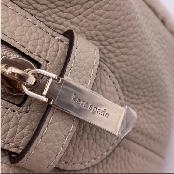 🔥 Kate Spade Leila Medium Triple Compartment Shoulder Bag Faux Shearling New